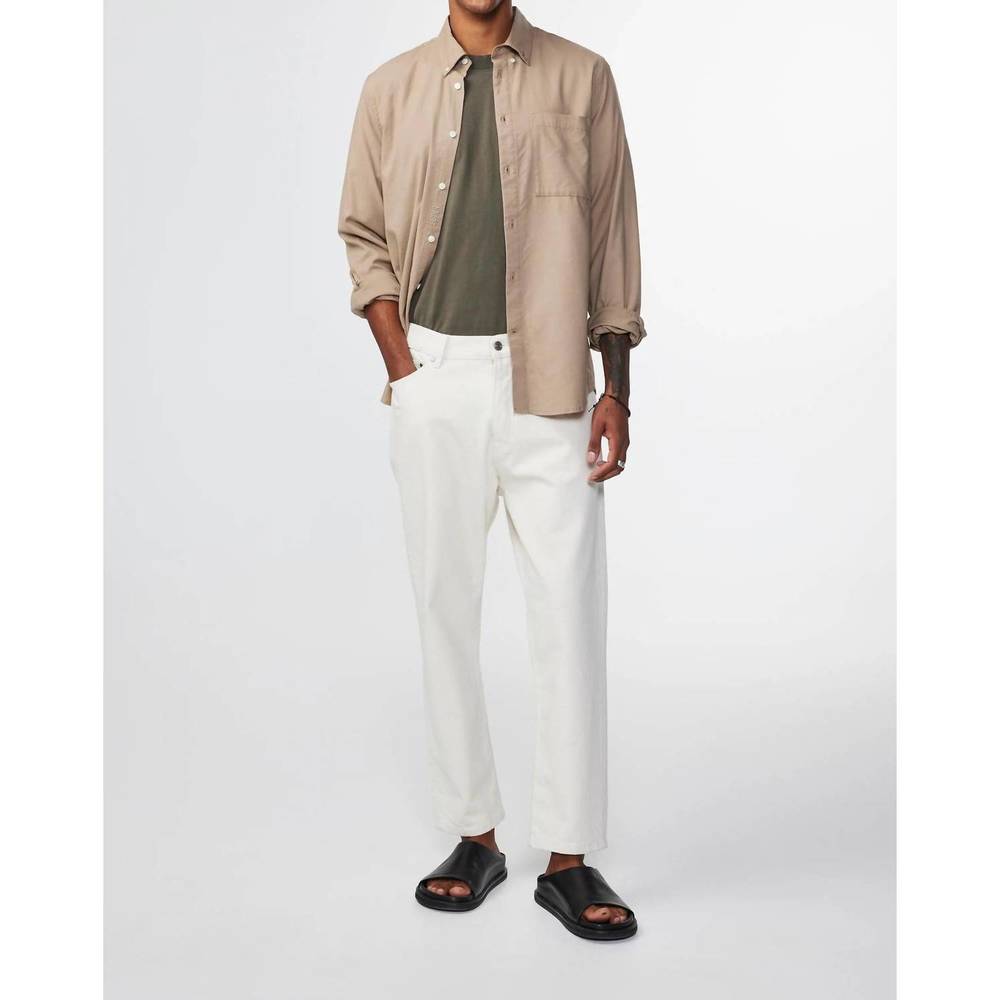 NEW NN07 frey tapered leg jeans in ecru